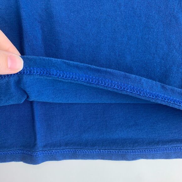 Gear For Sports KU Jayhawks Kansas University Felt Red Blue Tee T-Shirt XXL 2X - Picture 5 of 6